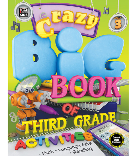 Thinking Kids® Crazy Big Book of Third Grade Activities Parent