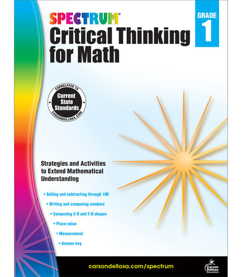 Spectrum Critical Thinking for Math Grade 1 image