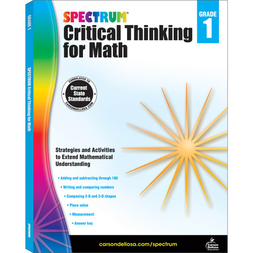 Spectrum Critical Thinking for Math Workbook image
