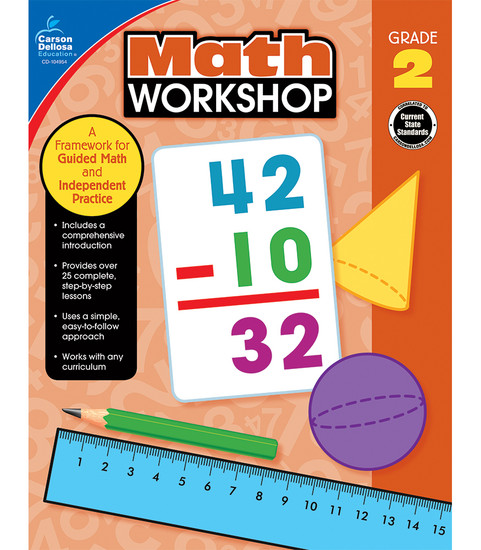 Carson-Dellosa Math Workshop, Grade 2 Teacher