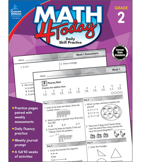 Math 4 Today Workbook image