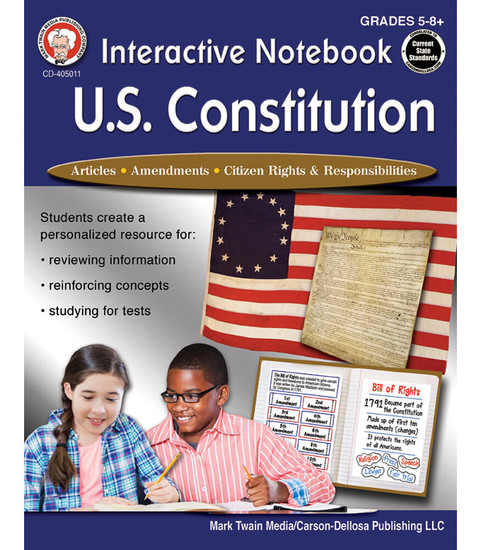 Interactive Notebook: U.S. Constitution Resource Book image