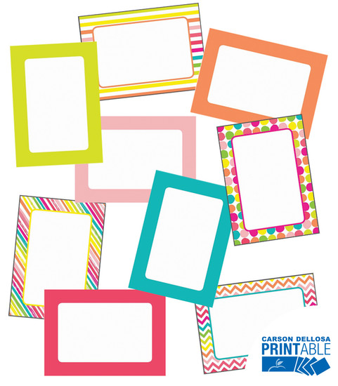Pina Colada Pineapple Printable Labels & Organizers