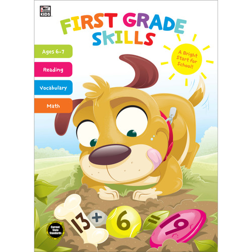 First Grade Skills Workbook image