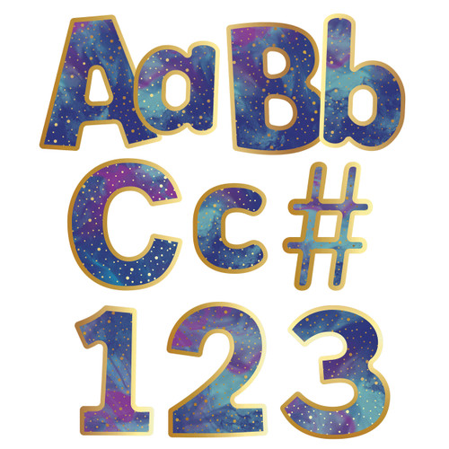 4in Galaxy Combo Pack Bulletin Board Letters image
