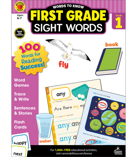 Brighter Child® Words to Know Sight Words, Grade 1 Parent