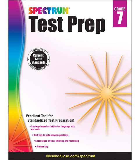SpectrumÃ® Spectrum Test Prep, Grade 7 Parent