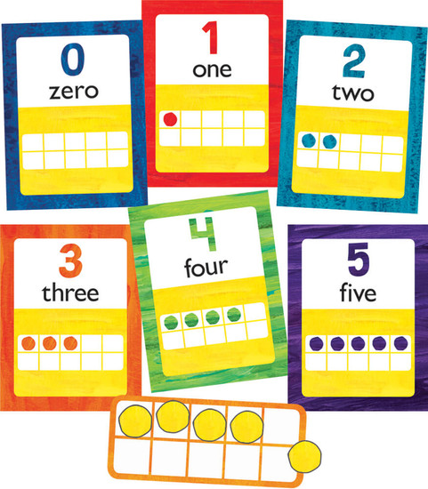 World of Eric Carle Numbers 0-20 Bulletin Board Set image
