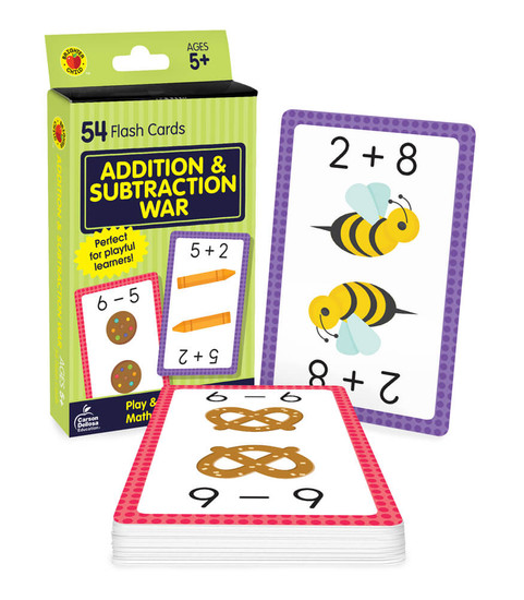 Brighter Child® Addition & Subtraction War Flash Cards Parent