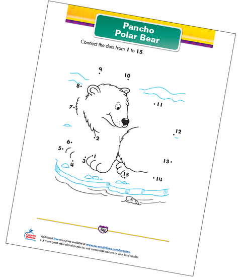 Pancho Polar Bear Free Printable Sample Image