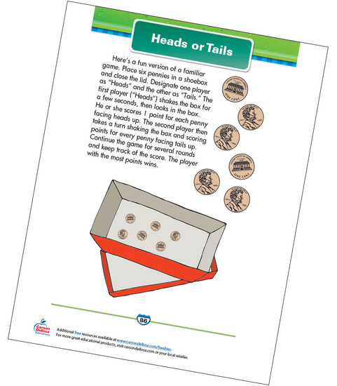 Heads or Tails Free Printable Sample Image