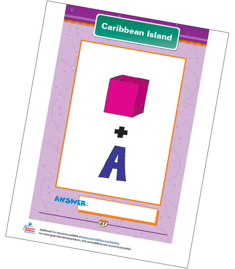 Caribbean Island Free Printable Sample Image