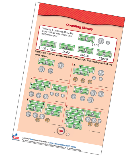 Counting Money Free Printable