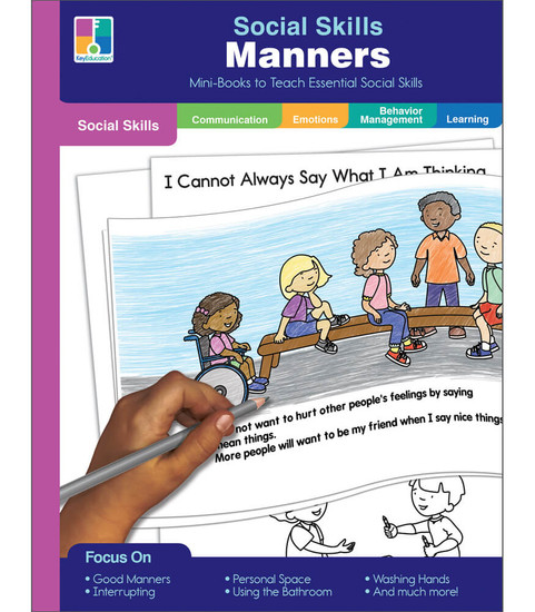 Social Skills Mini-Books Manners Resource Book image