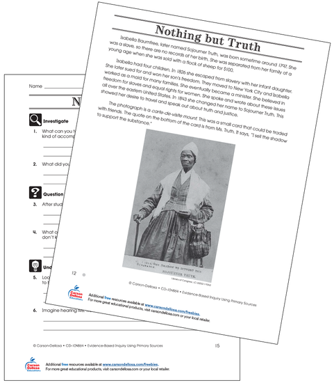 free black history month printables carson dellosa education