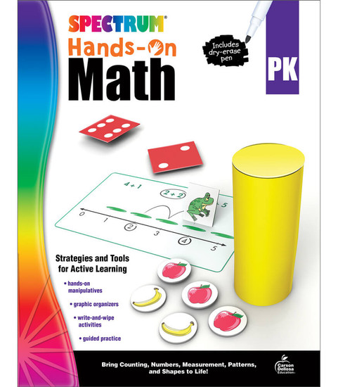 Spectrum Hands to On Math Grade PK image