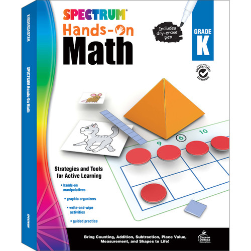 Spectrum Hands-On Math Workbook image