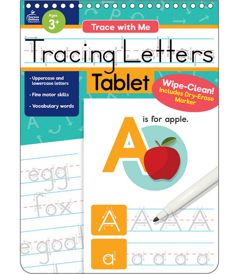 Trace with Me: Tracing Letters Tablet Activity Pad image