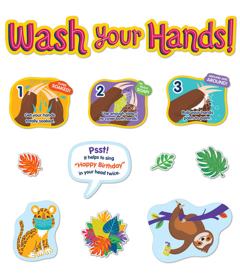 Handwashing Bulletin Board Set image