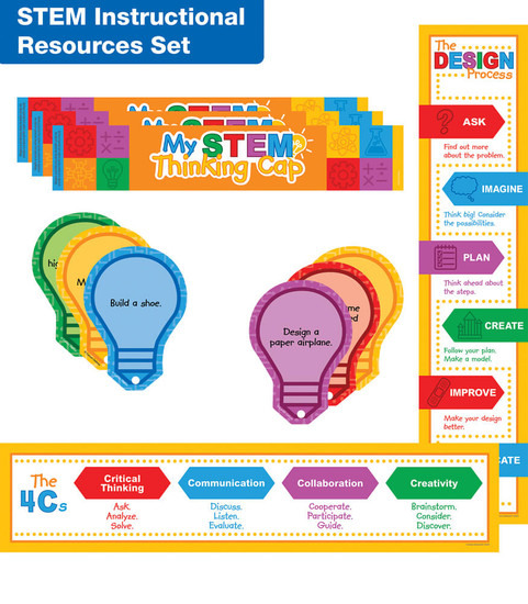 STEM Instructional Resources Bulletin Board Set image