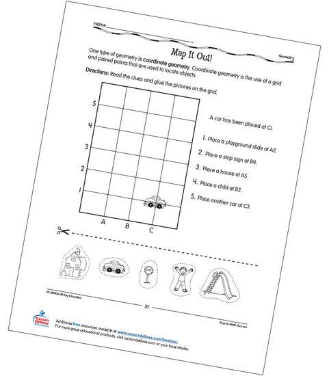 Map It Out! Grades 2-3 Free Printable