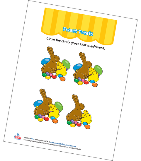 Sweet Treats Grades PK-K Free Printable