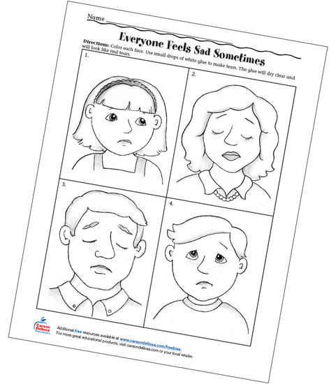 Everyone Feels Sad Sometimes Grades PreK-2 Free Printable