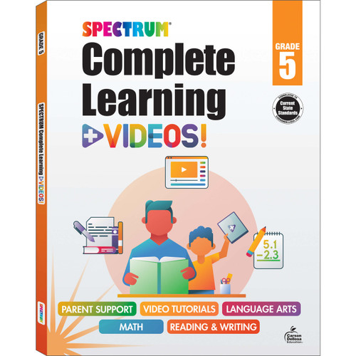 Spectrum Complete Learning + Videos Workbook image