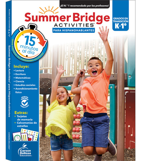 Summer Bridge Activities Spanish K-1 Workbook image