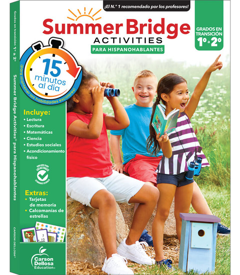Summer Bridge Activities Spanish 1-2 Workbook image