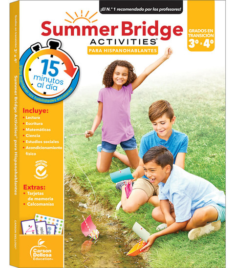 Summer Bridge Activities Spanish 3-4 Workbook image