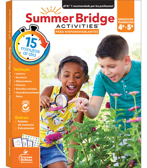 Summer Bridge Activities Spanish 4-5 Workbook image