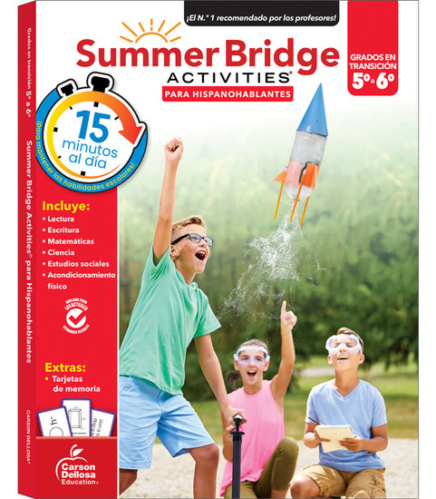 Summer Bridge Activities Spanish 5-6 Workbook image
