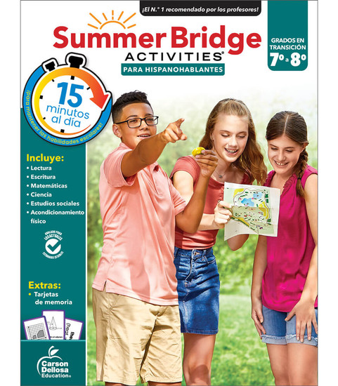 Summer Bridge Activities Spanish 7 to 8 image