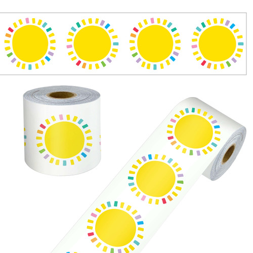 65' Sunshine Rolled Straight Bulletin Board Borders image