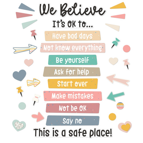 We Belong Motivational Bulletin Board Set image