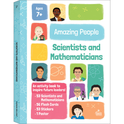 Amazing People: Scientists and Mathematicians Activity Book image