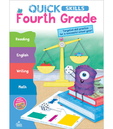Quick Skills: Fourth Grade Workbook image