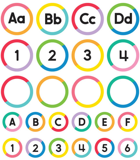 Student Numbers and Word Wall Letters Mega Pack image