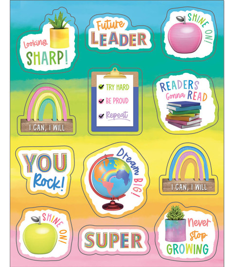 Creatively Inspired Motivational Shape Stickers image