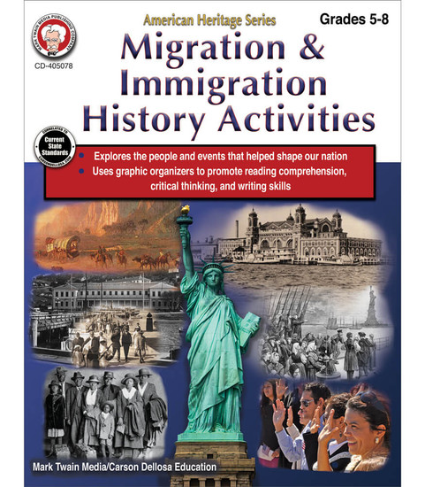 Mark Twain Migration & Immigration History Activities, Grades 5 - 8 Teacher
