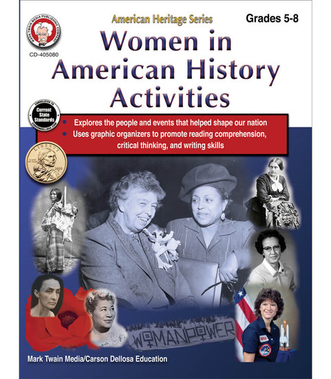 Women in American History Activities Workbook image