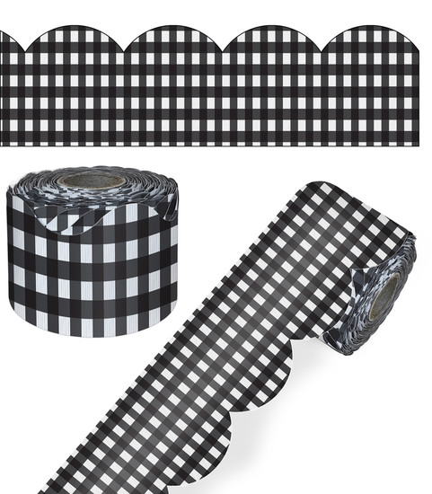 Black Gingham Rolled image