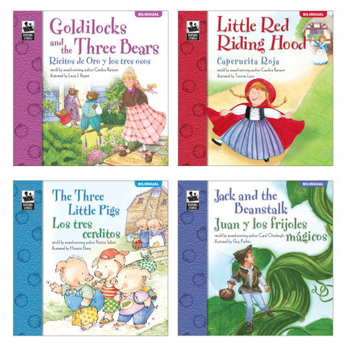 Keepsake Stories Classic Fairy Tales Collection 1 Spanish & English Book Set image