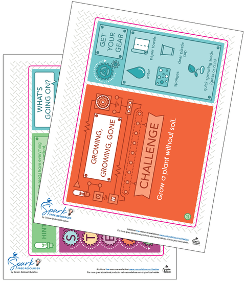 Growing, Growing, Gone STEM Challenge Free Activity Grades 2-5 Free Printable