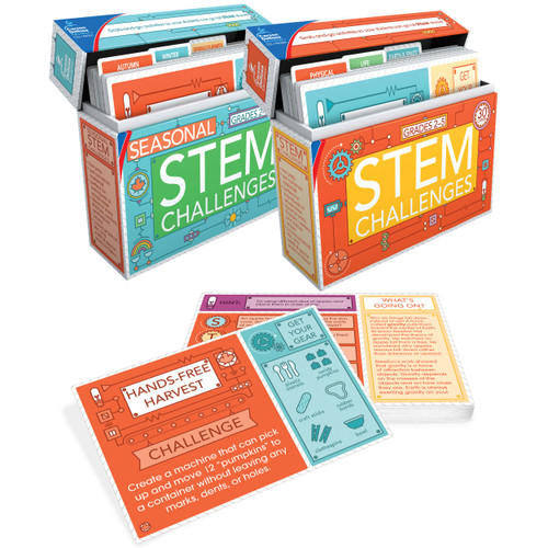 STEM Challenges Bundle Science Learning Cards image