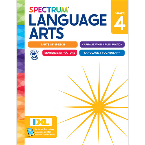 Spectrum Language Arts Workbook image