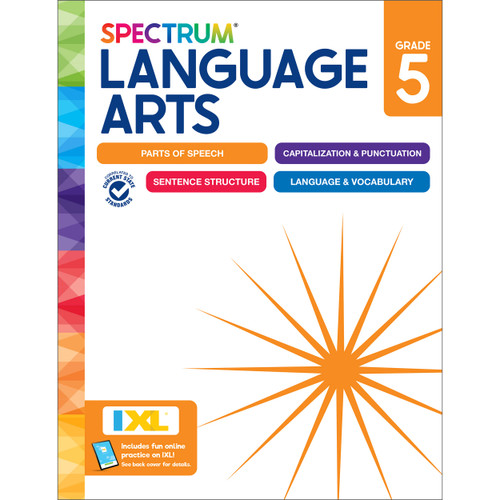 Spectrum Language Arts Workbook image