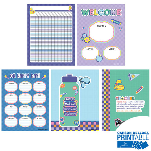 Carson-Dellosa We Stick Together Printable Poster and Chart Pack Teacher