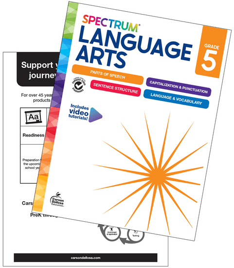 Spectrum Language Arts Grade 5 Free Sample